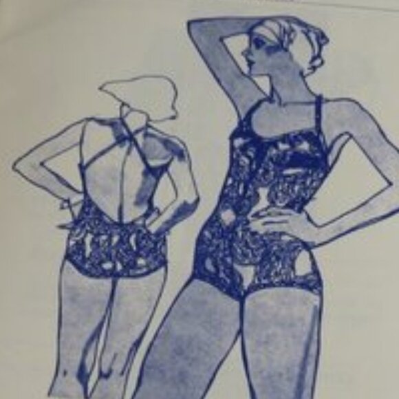 Ann Person Stretch & Sew 1313 Swimsuit yr 1977 Clothing Sewing Pattern UNCUT - Picture 6 of 11